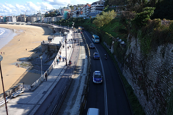 Soterramiento del Paseo de la Concha