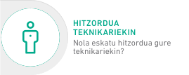 hitzordua teknikariarekin