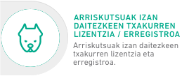arriskutsuak izan daitezkeen txakurren erregistroa