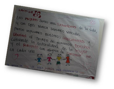 'Escuela violeta para la construcción de paz y equidad. 2017' irudia