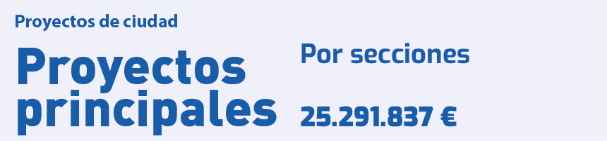 proyectos principales por secciones