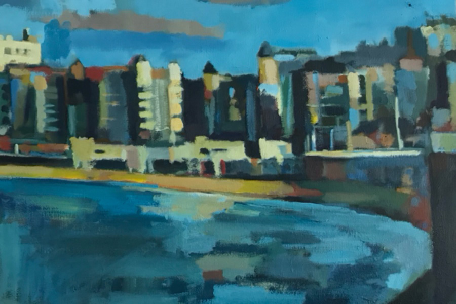 Iker García Barrenetxea: 'Donostia, itsaso-urdin duen argia'