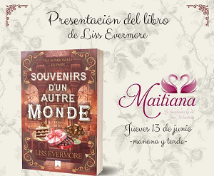 Firma de libros: Liss Evermore 'Souvenirs d'un autre monde'