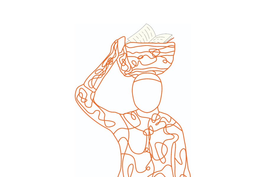 Liburutegi Nagusiko Azaleztapen Ikastaroko ikasleak