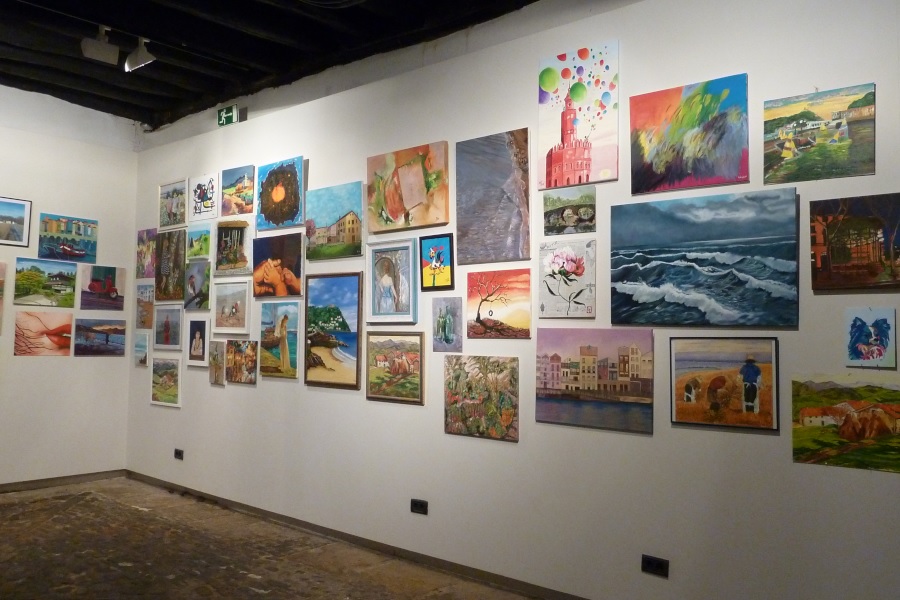 Alumnado de los cursos de Donostia Kultura: Artes plásticas y bellas artes