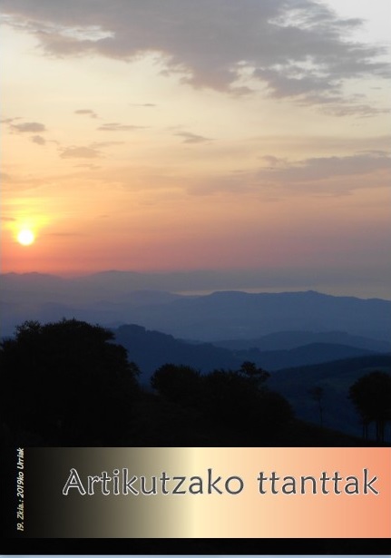 Portada Artikutzako ttanttak