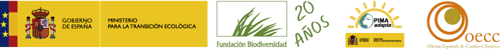Gobierno de España - Ministerio para la transición ecológica - Fundación Biodiversidad 20 años - Pima adapta - oecc