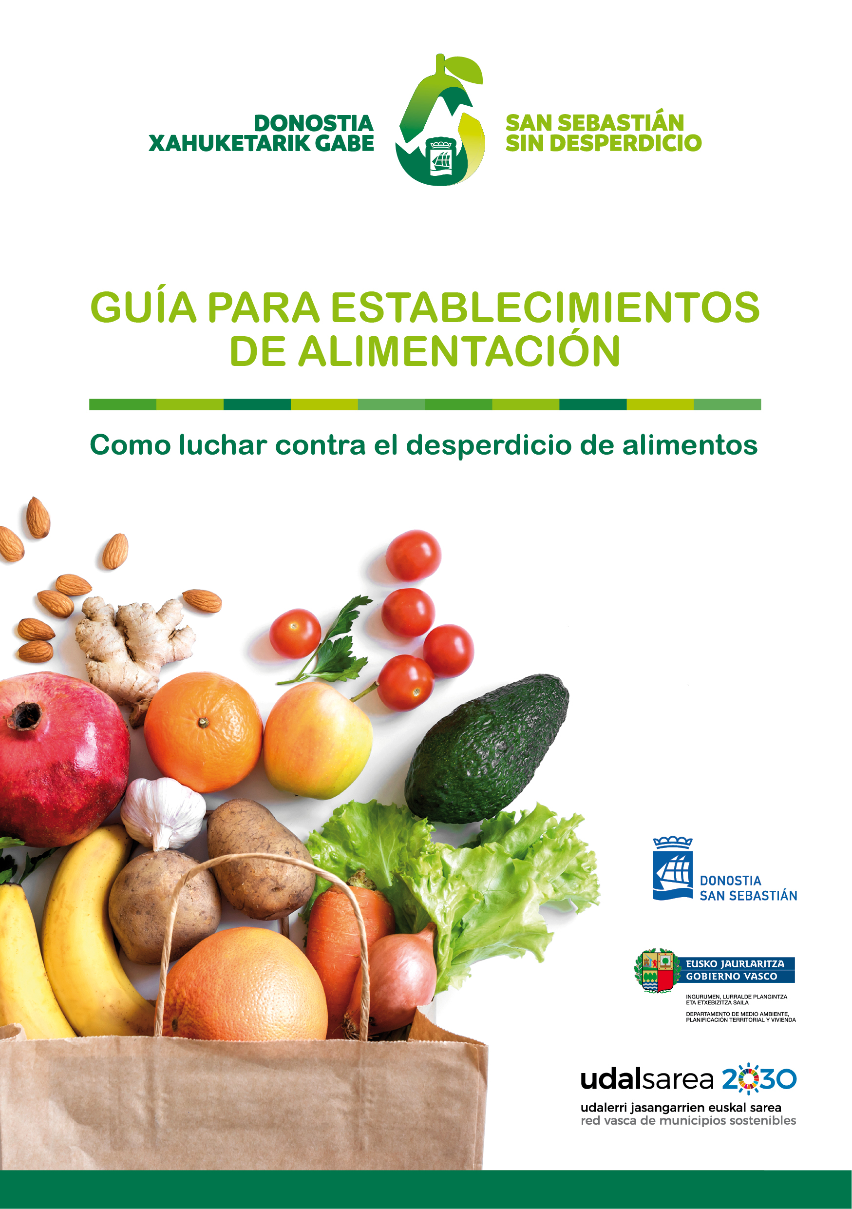 Cartel 'Guía para establecimientos de alimentación'