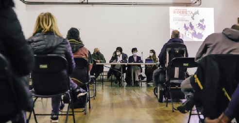 Partaidetza prozesuaren aurkezpeneko argazkia