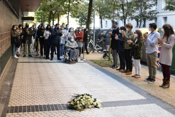 Placa en homenaje a Juan Manuel García Cordero