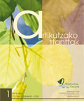 Portada Boletín 01 Artikutza