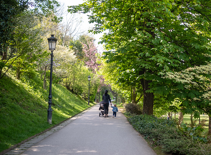 Zona alta del Parque de Cristina Enea