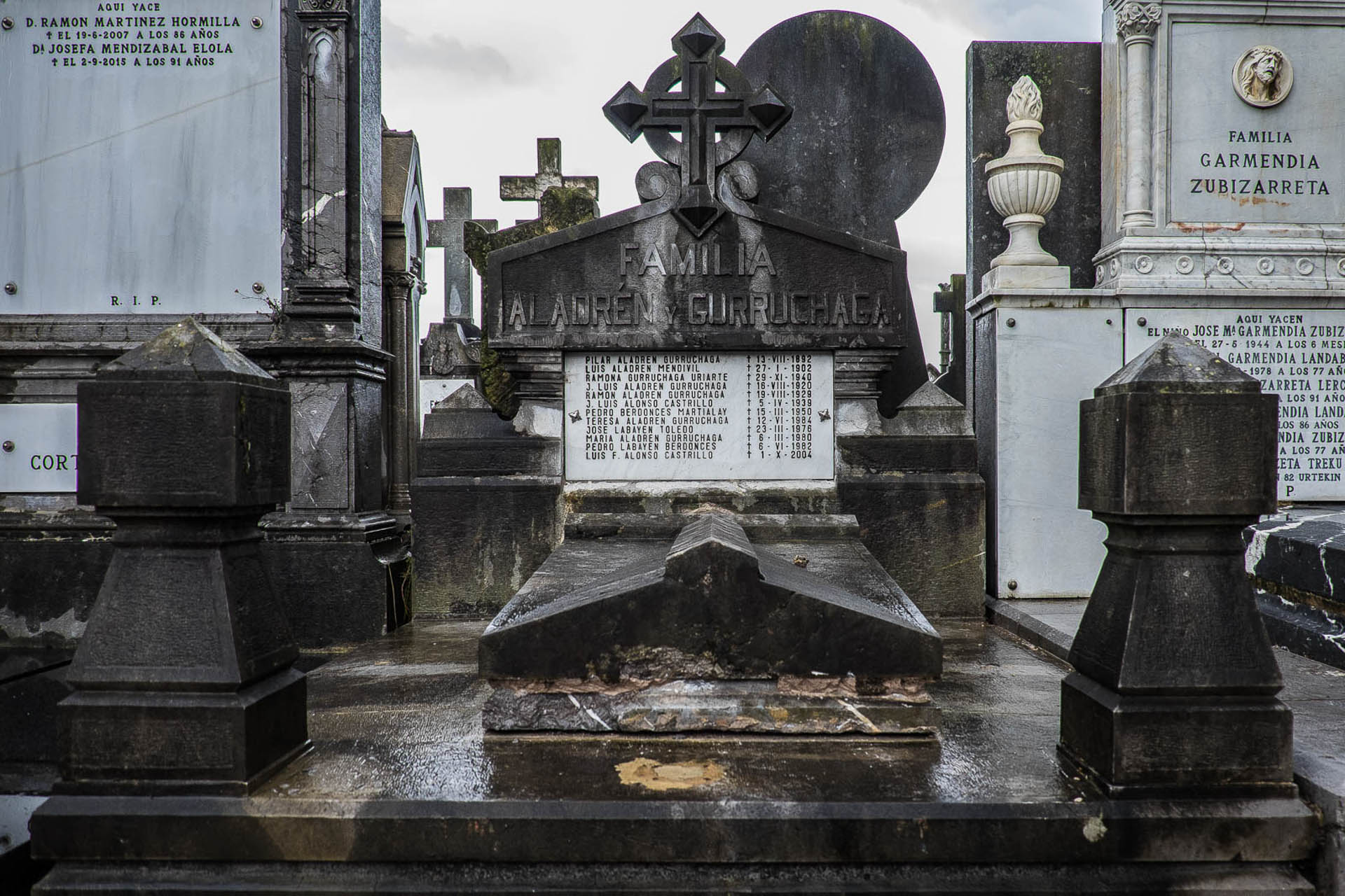 Luis Aladrén Mendívil panteoia
