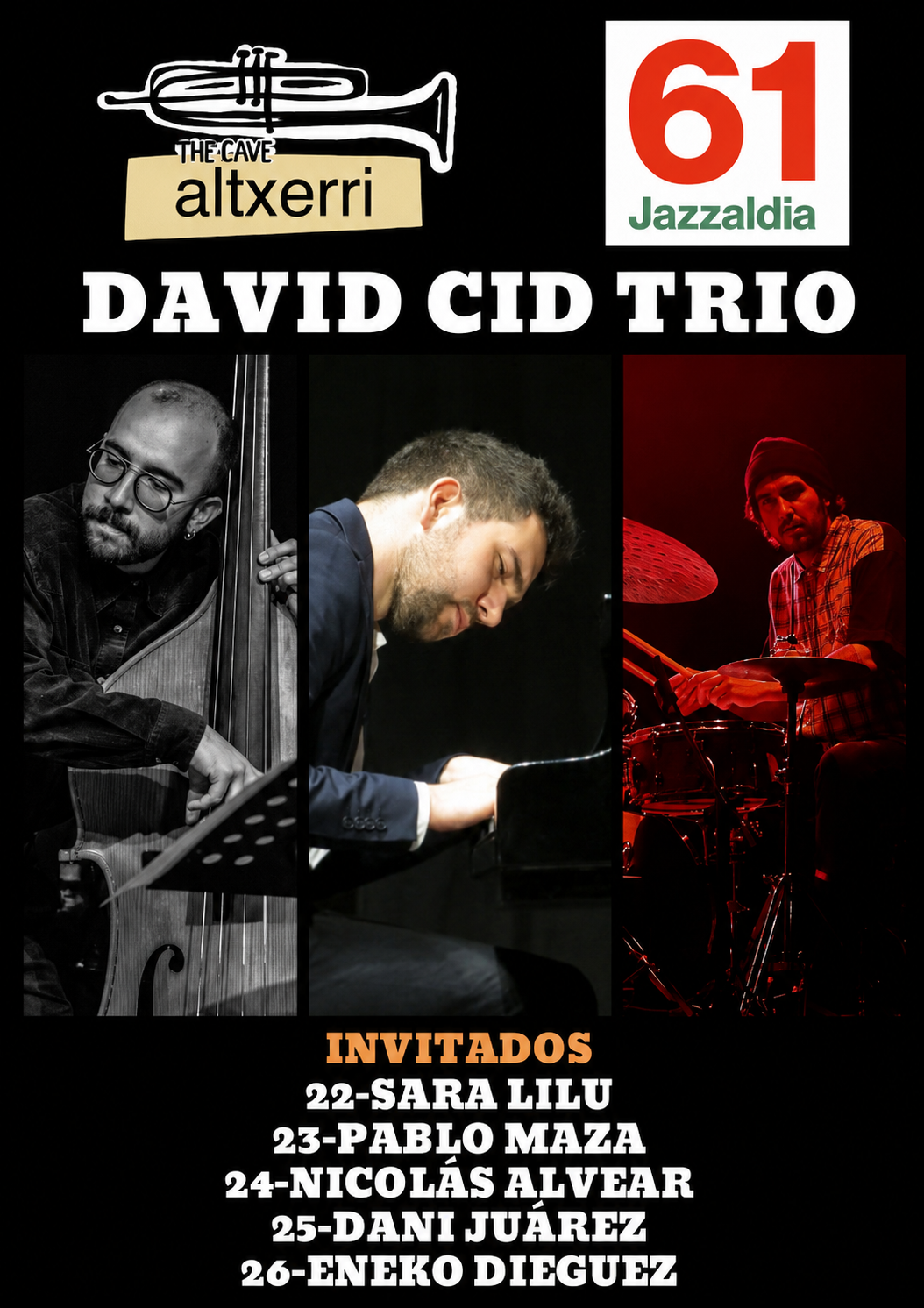 Jazzaldia: David Cid Trio + Nicolás Alvear