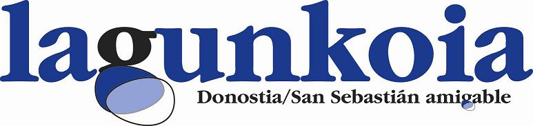 Logotipoa 'Lagunkoia - Donostia/San Sebastián amigable'