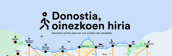 Donostia, oinezkoen hiria - Donostia camina para ser una ciudad ms saludable