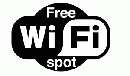 Irudia 'free wifi spot' testuarekin