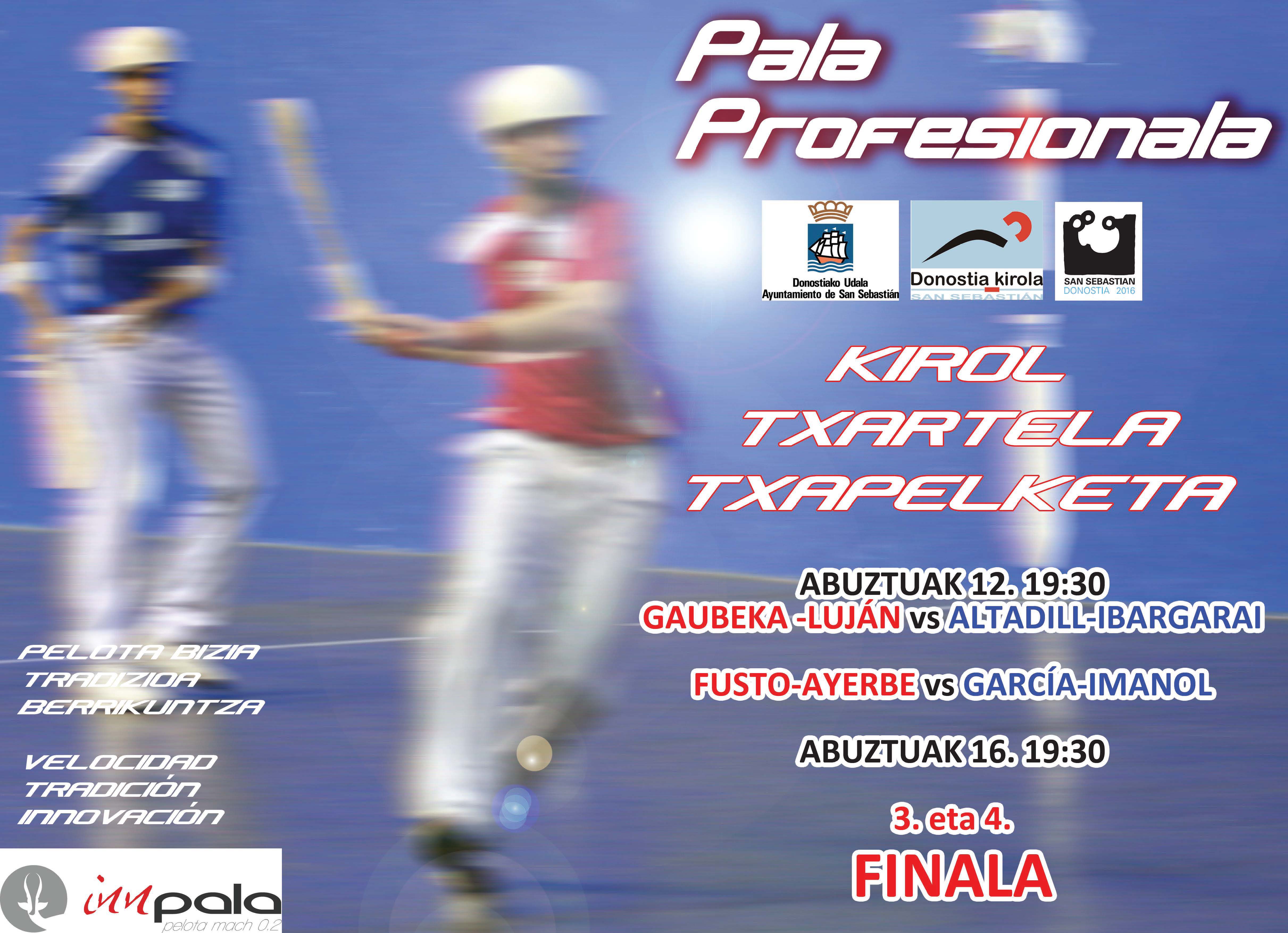 II Campeonato de Pala Profesional "Kirol Txartela"