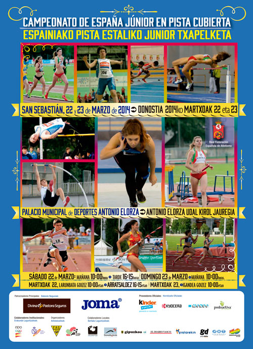 Espainiako atletismo junior mailakoTxapelketa. Pista Estalia