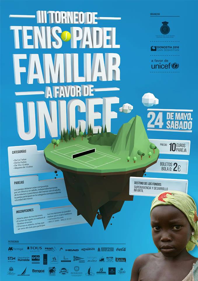FAMILIEN ARTEKO TENIS/PADEL TXAPELKETA UNICEF-AREN ALDE