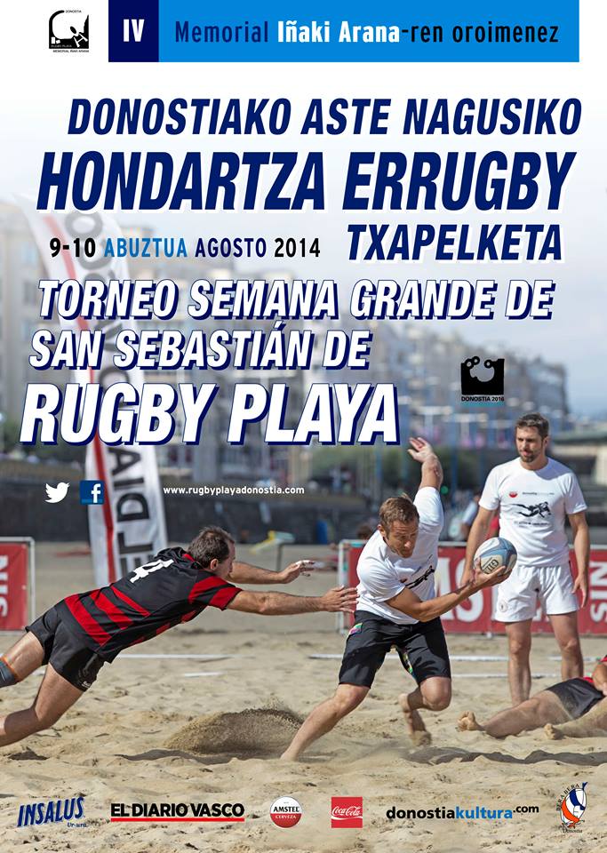 IV torneo Semana Grande de San Sebastián de rugby playa, memorial Iñaki Arana