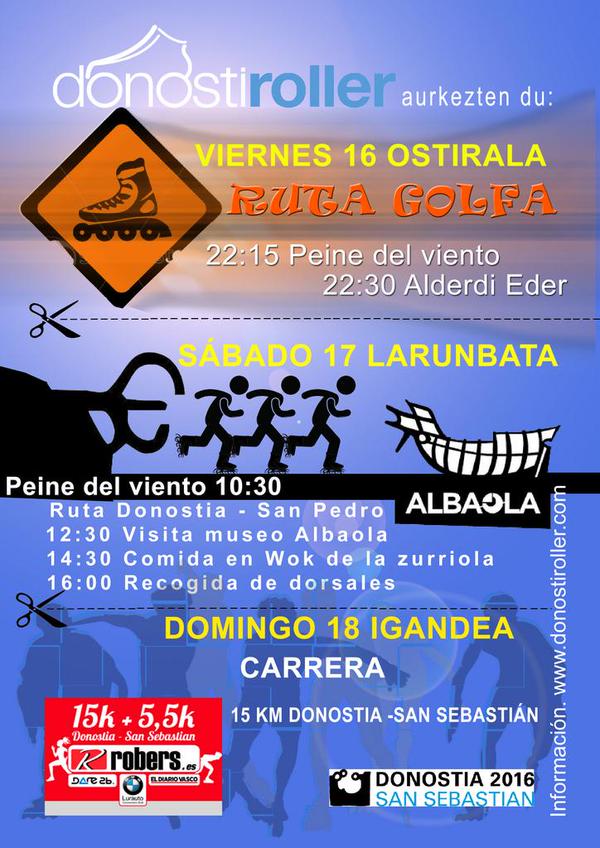 Ruta en patines Donostia-San Pedro